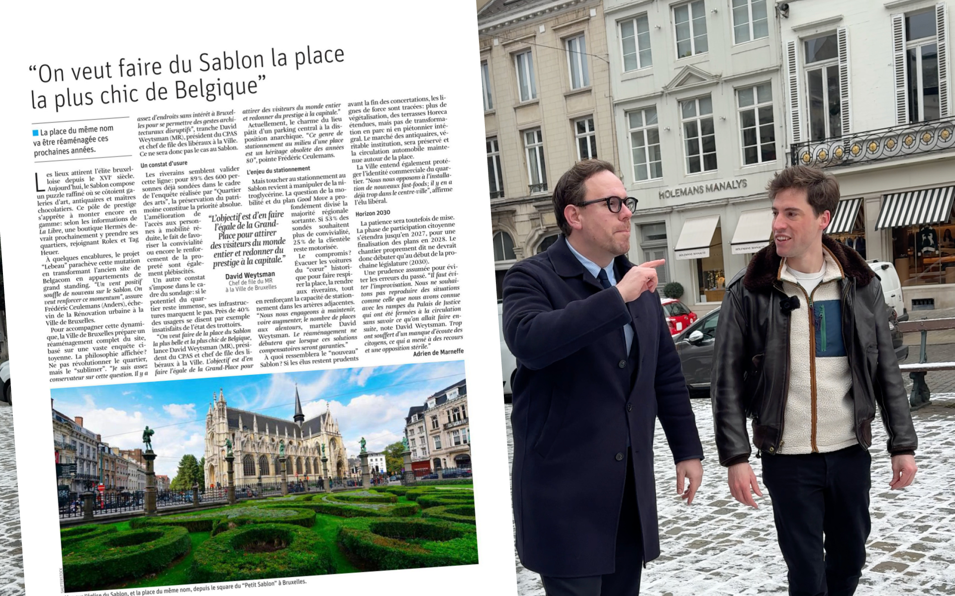 Faire du Sablon la place la plus chic de Belgique